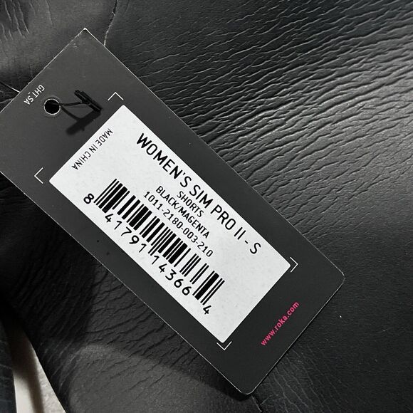 Roka‎ Sim Pro II Shorts S Neoprene Buoyancy Black & Magenta Women's NWT - Picture 6 of 11